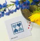 Four Suits in Blue - Hearts Canvas - KC Needlepoint