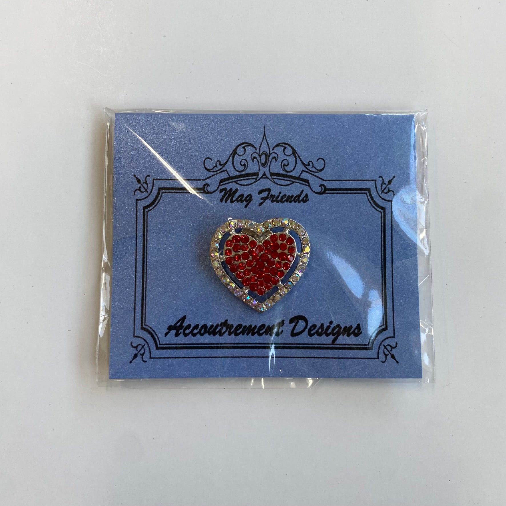 Heart Bling Needle Minder - KC Needlepoint