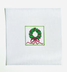 Wreath Square Canvas - KC Needlepoint