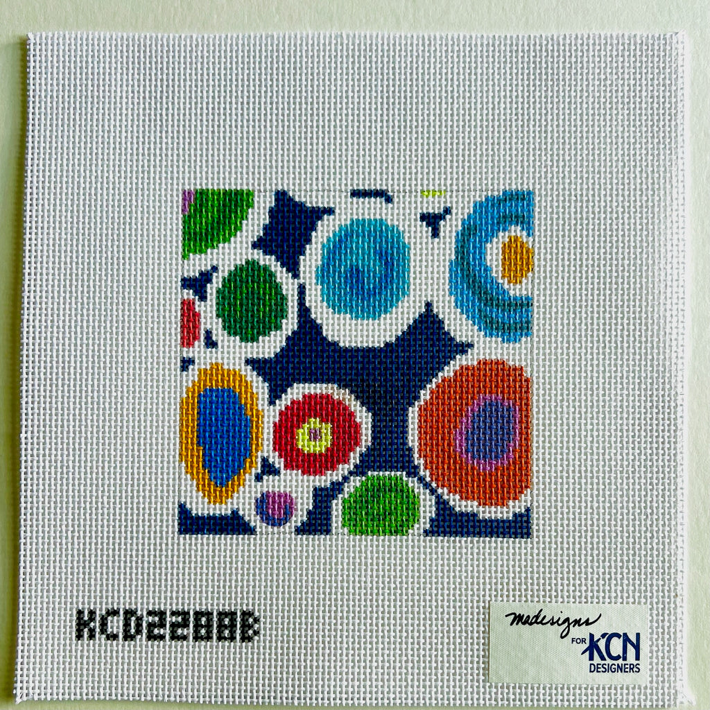 Multi Colored Circles Square