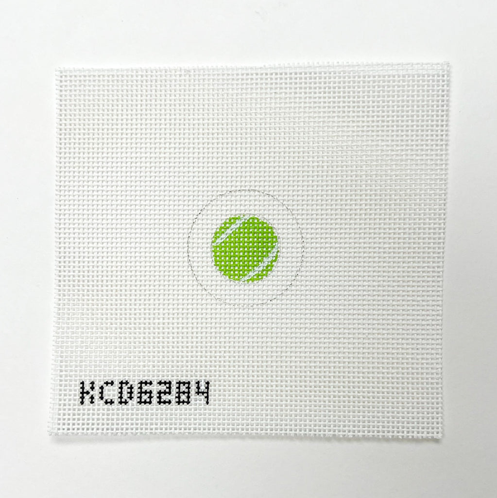 Tennis Ball Key Fob Insert Canvas - KC Needlepoint