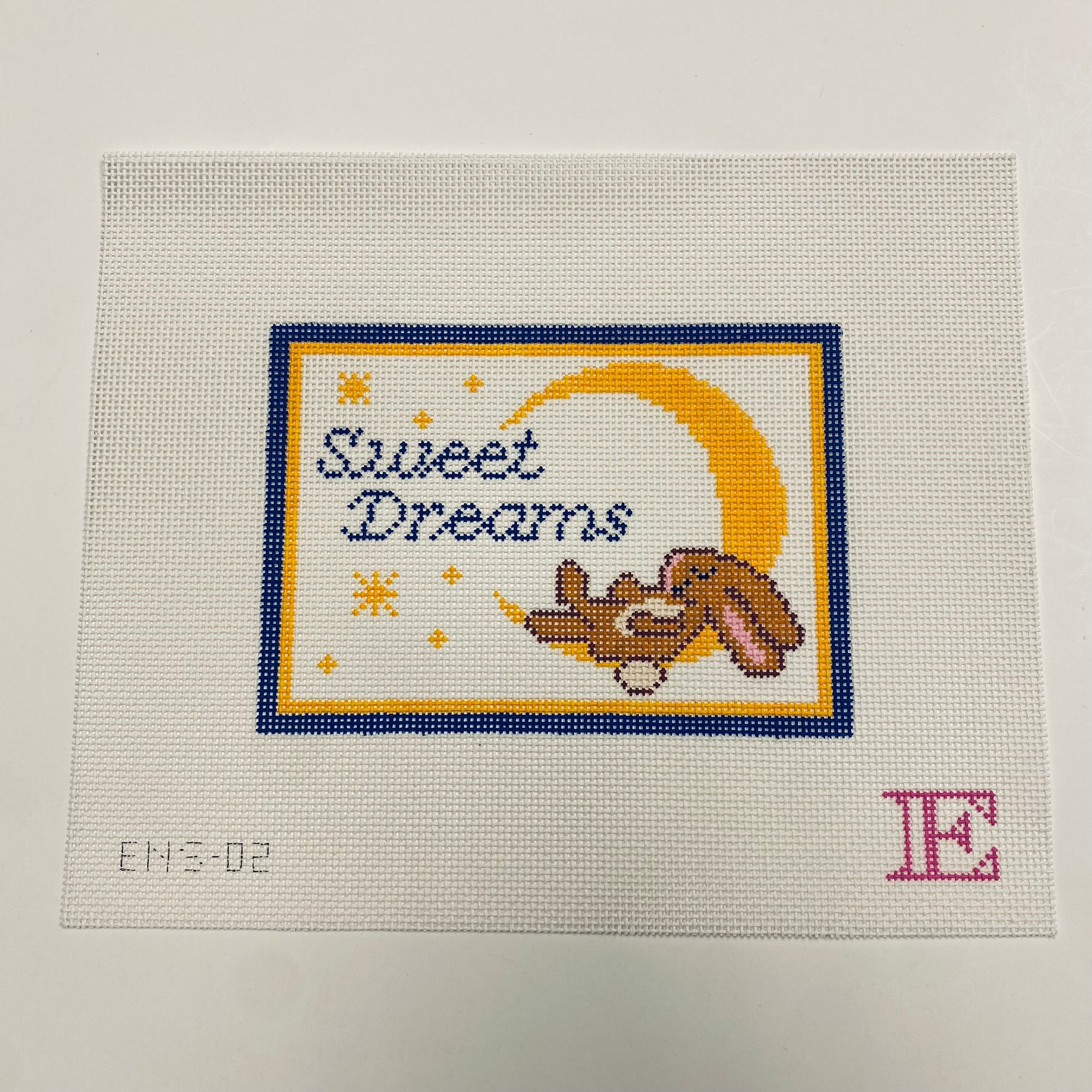 Dreamy Bunny Sign Canvas - KC Needlepoint