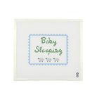 Blue Baby Sleeping Canvas - KC Needlepoint