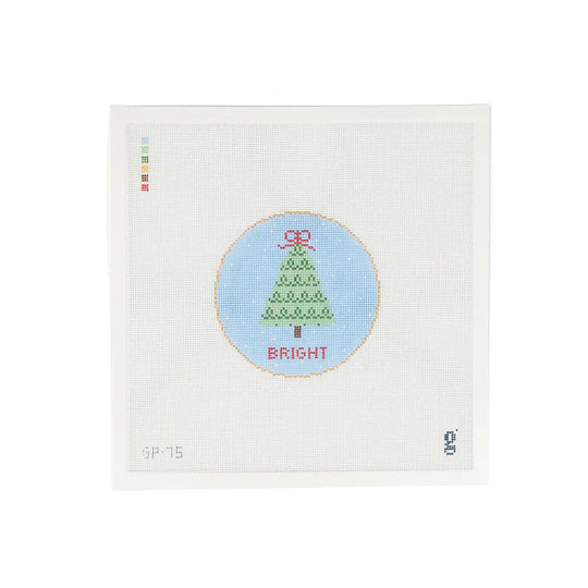 Squiggle Tree Canvas - KC Needlepoint