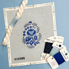 Blue Flowers Egg Kit - KC Needlepoint