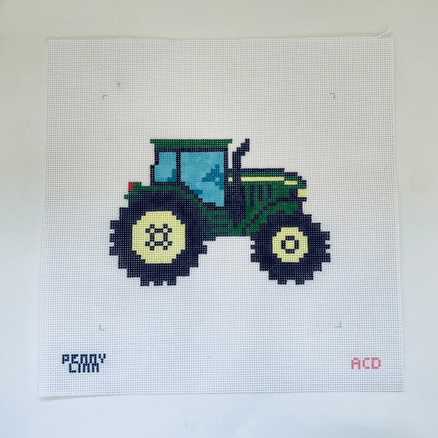 Big Tractor Canvas - KC Needlepoint