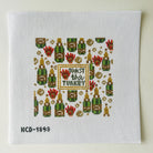 Toast the Turkey Canvas - KC Needlepoint