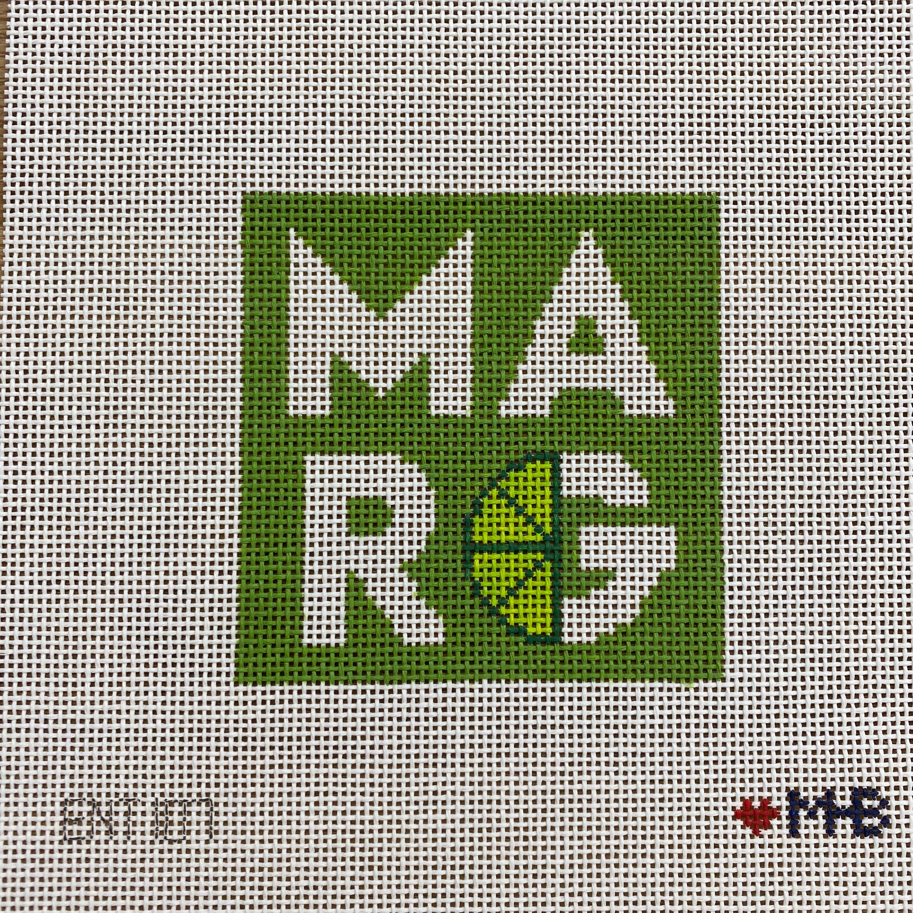 Marg Square Canvas - KC Needlepoint