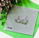 Pink Goose Canvas - KC Needlepoint