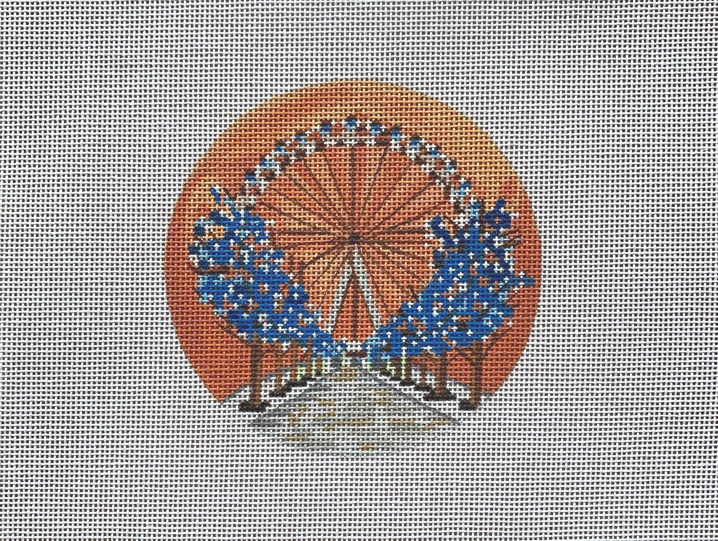 London Eye Canvas - KC Needlepoint