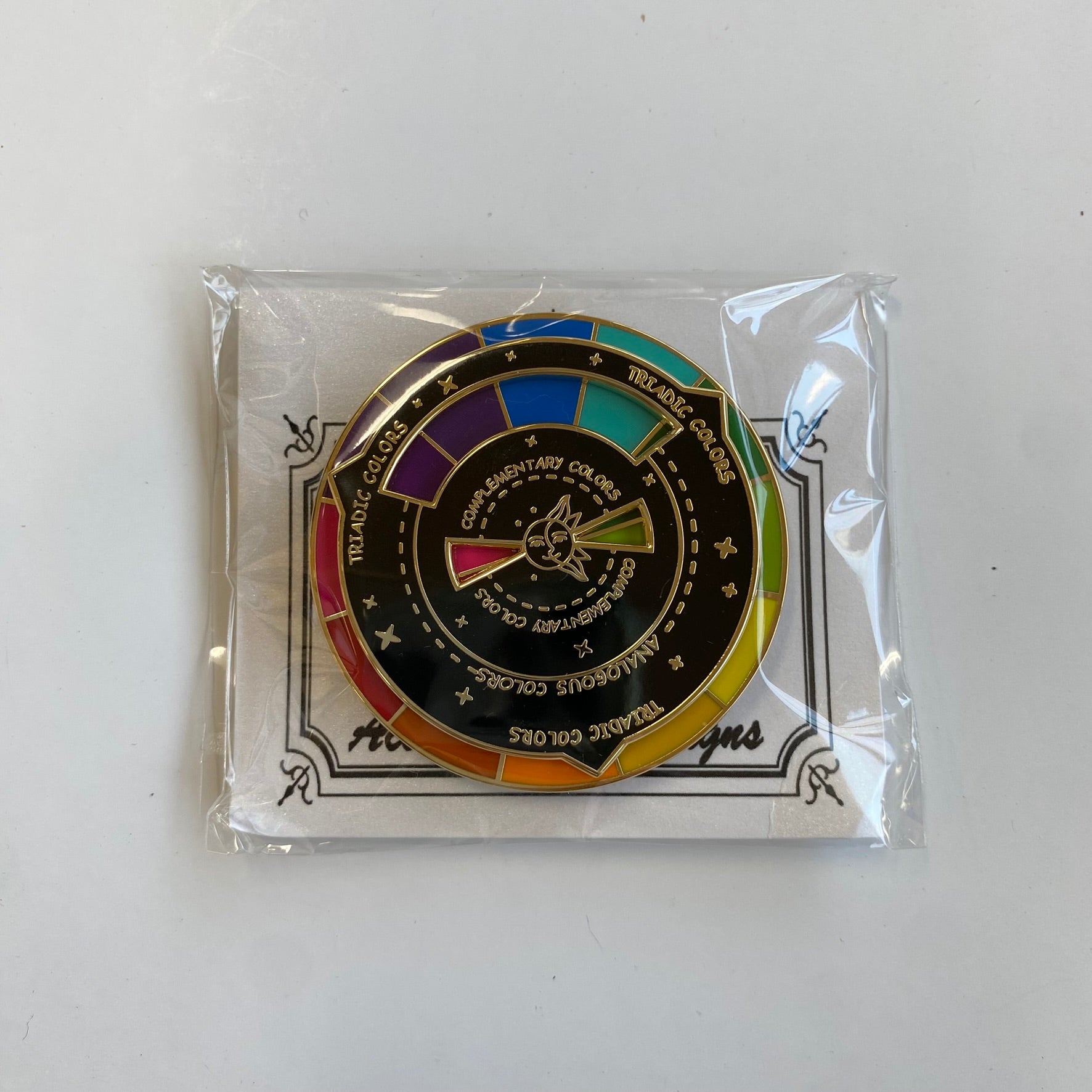 Black Color Wheel Needle Minder - KC Needlepoint