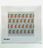 Peach Pattern Canvas - KC Needlepoint