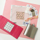 Pink Oyster Flask Kit - KC Needlepoint