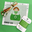 Shamrock Angel Kit - KC Needlepoint