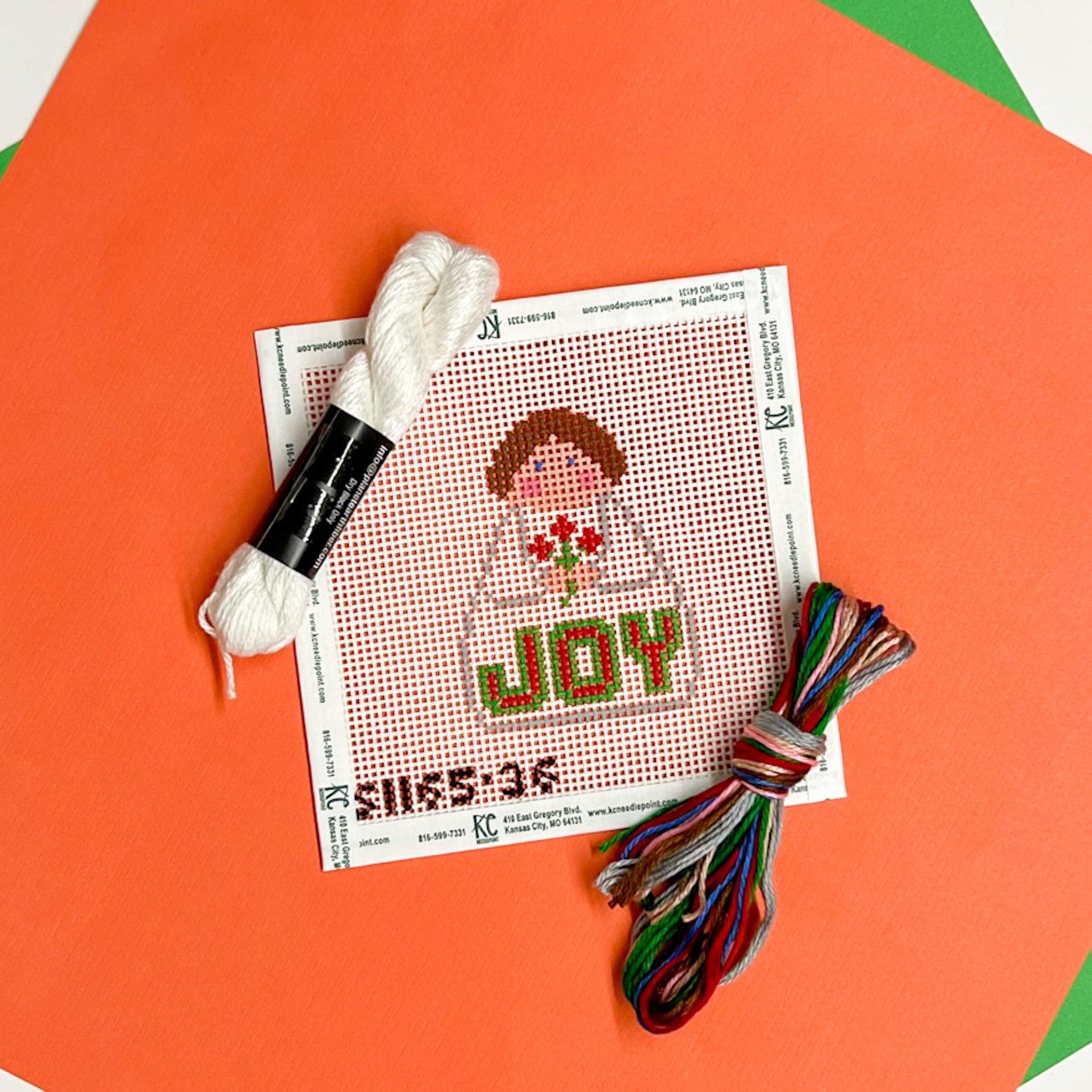 Joy Angel Kit - KC Needlepoint