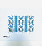 Blue Camas Acrylic Purse Canvas - KC Needlepoint