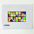 Party Purse Acrylic Purse Canvas - KC Needlepoint