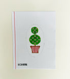 Christmas Ball Topiary Ornament Canvas - KC Needlepoint