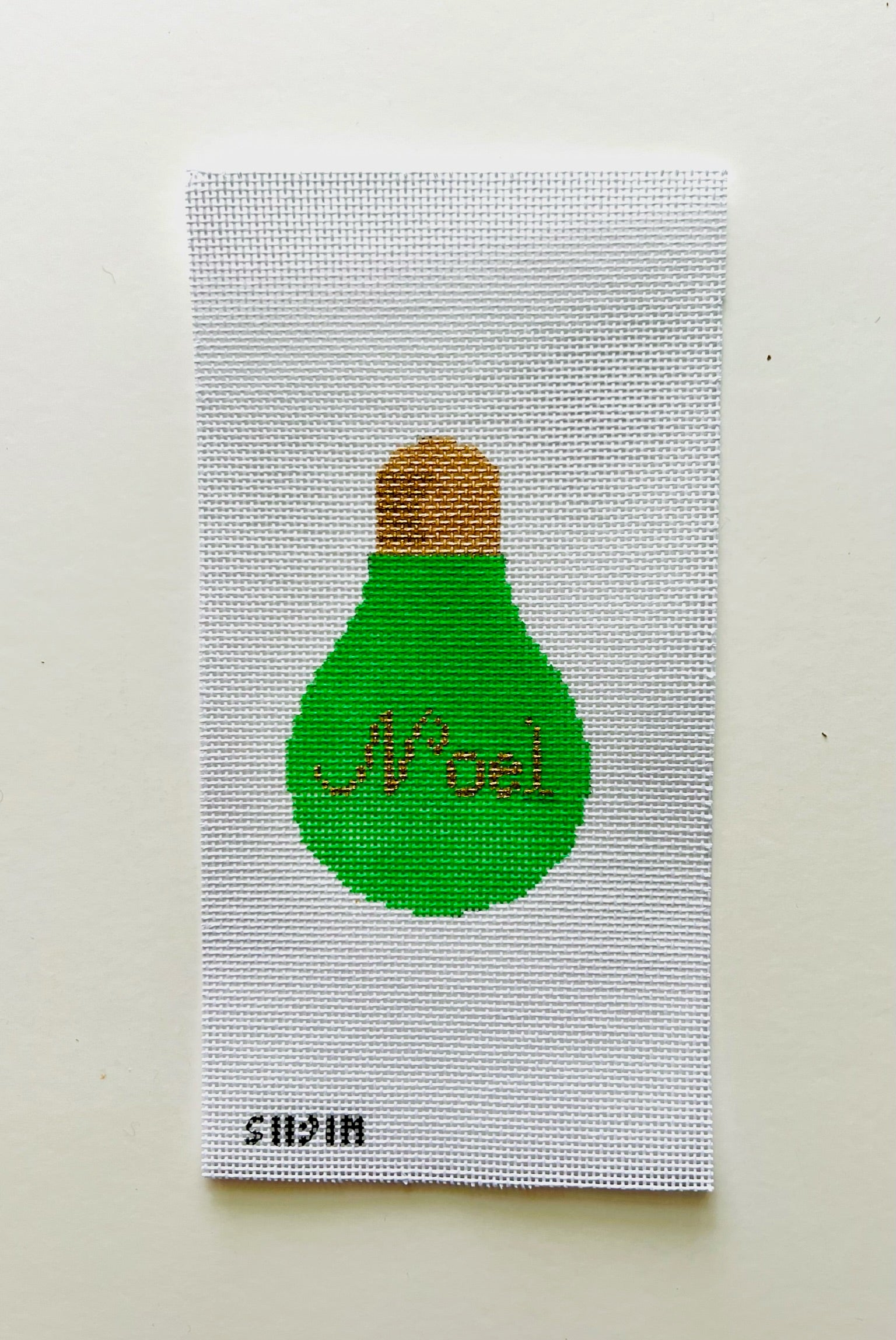 Noel Light Bulb Canvas - KC Needlepoint