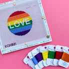 Love Round Kit - KC Needlepoint