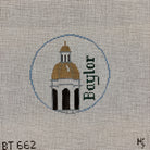 Baylor Round Canvas - KC Needlepoint