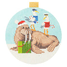 Walrus and Seagulls Needlepoint Canvas - KC Needlepoint