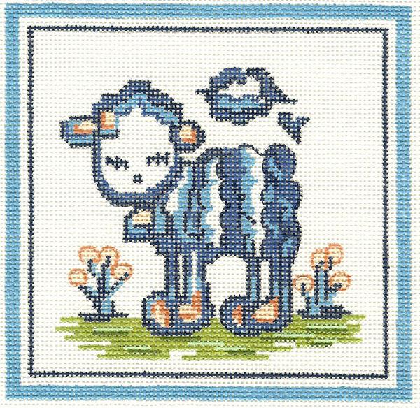 Hadley Pottery Lamb Canvas - KC Needlepoint