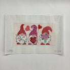 Valentine Gnomes Canvas - KC Needlepoint