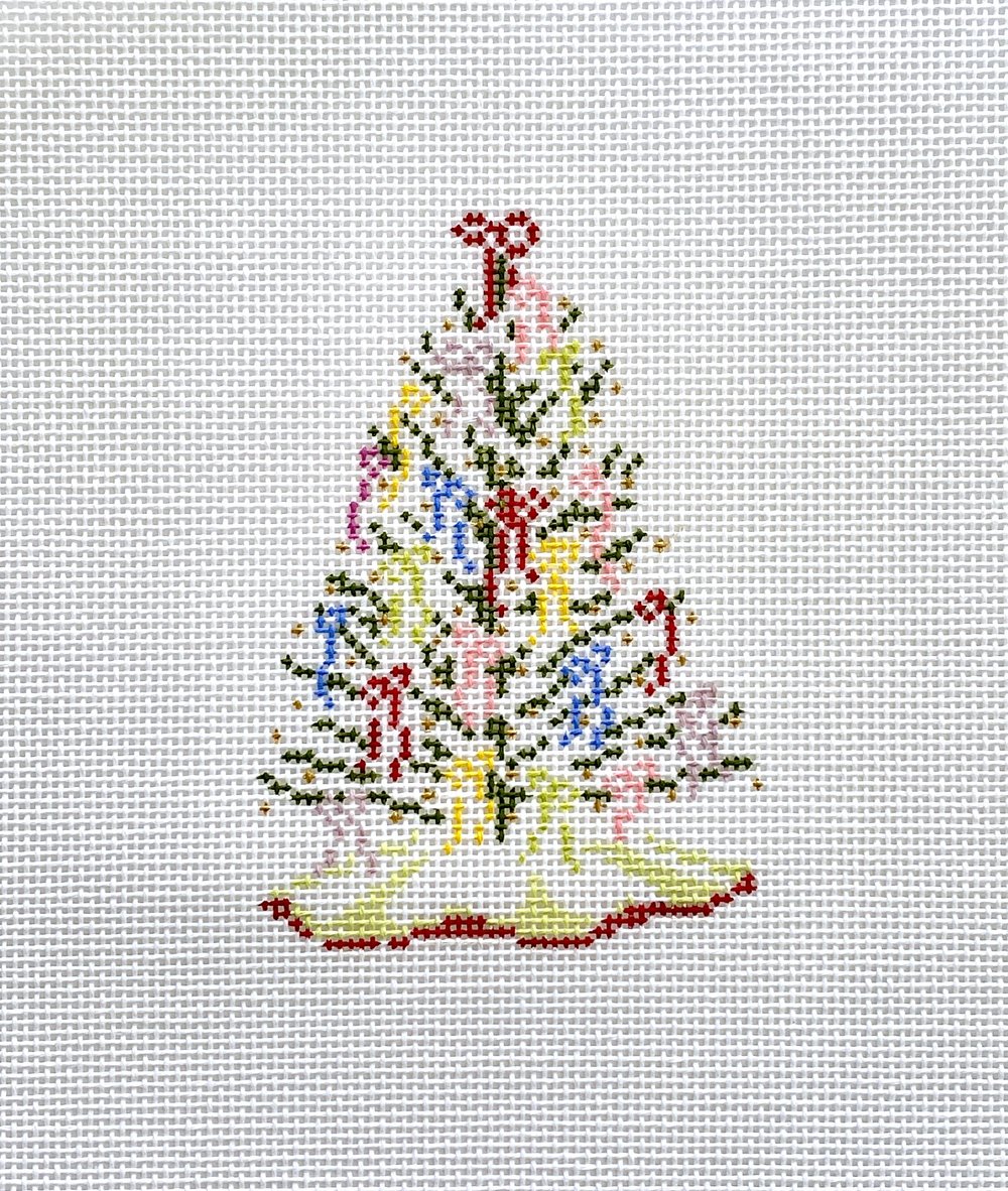 Bow Tree Canvas - KC Needlepoint