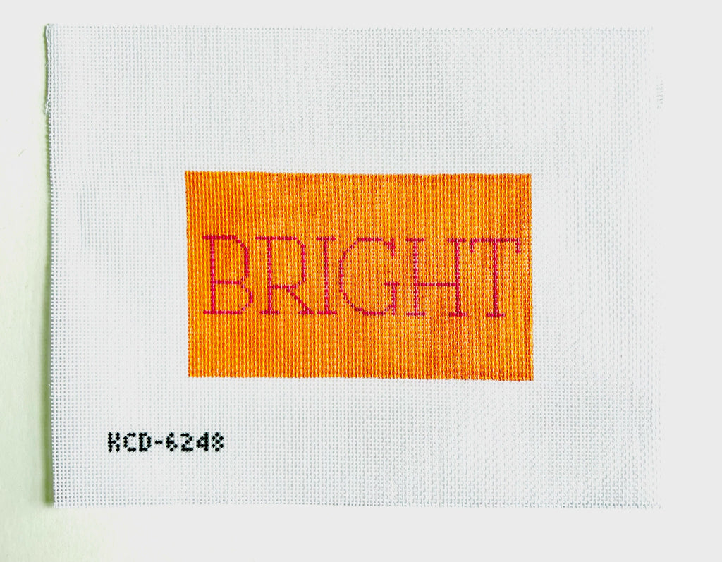 Bright Eyeglass Case Insert - KC Needlepoint