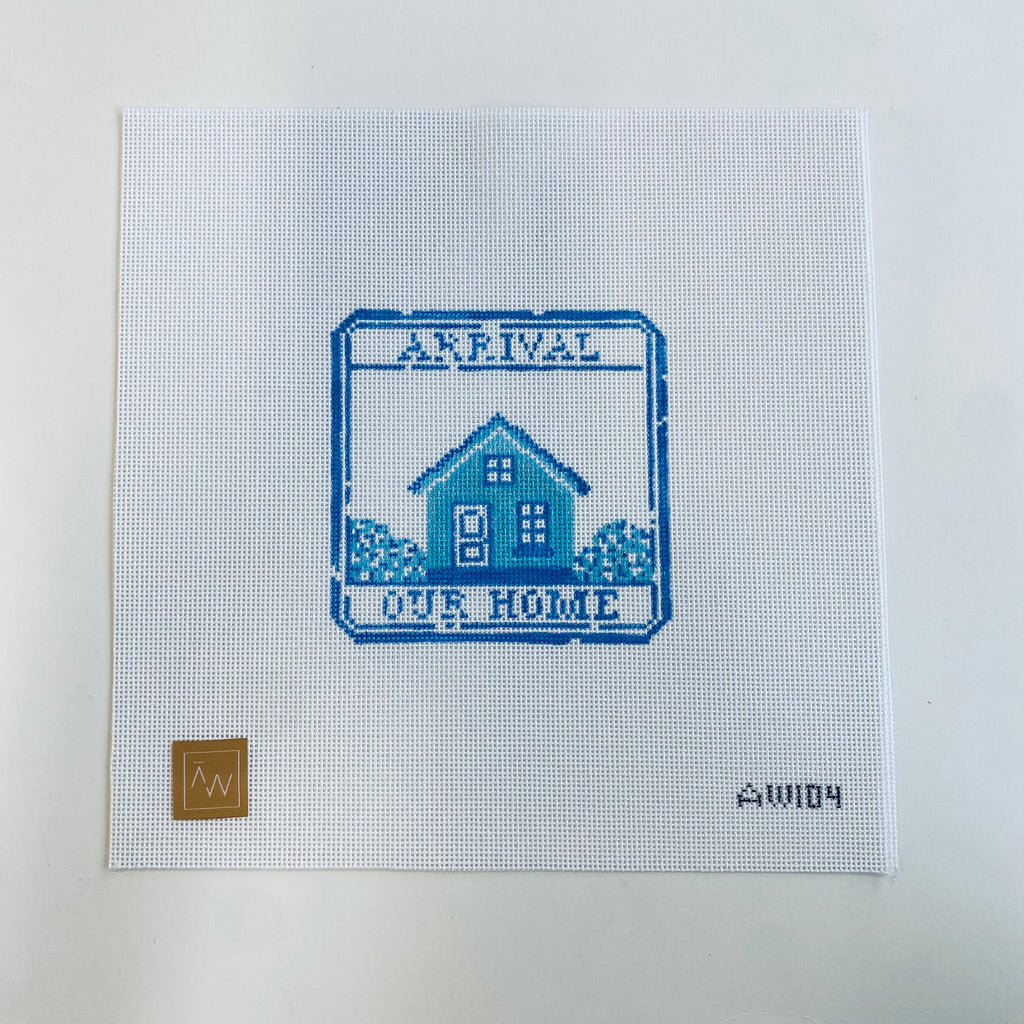 Passport Stamp-Our Home Canvas