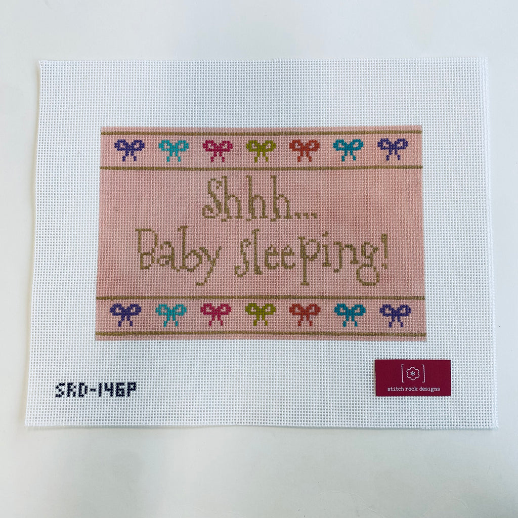 Shh...Baby Sleeping Canvas