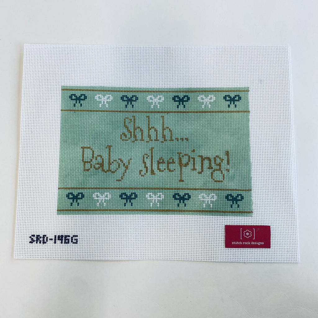 Shh...Baby Sleeping Canvas