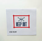 Keep Out with Heart Eyes Canvas - KC Needlepoint