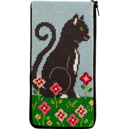 Purrfect Cat Eyeglass Case Kit - KC Needlepoint