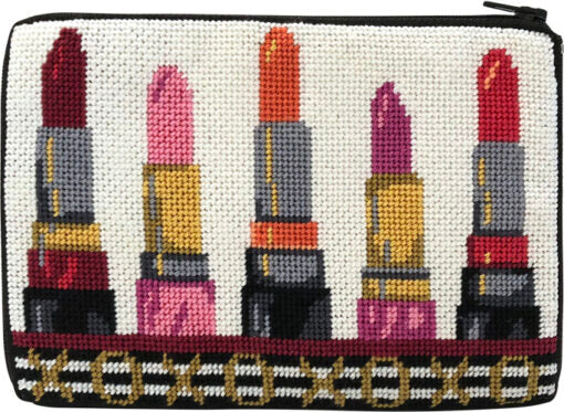 XOXO Lipsticks Purse Kit - KC Needlepoint