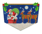 Down the Chimney Stocking Topper - KC Needlepoint