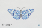 Chinoiserie Butterfly Canvas - KC Needlepoint