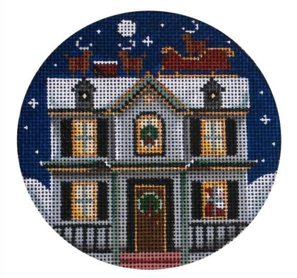 Housetop Round - KC Needlepoint