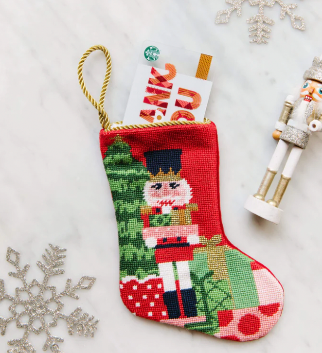 Classic Nutcracker Bauble Stocking - KC Needlepoint