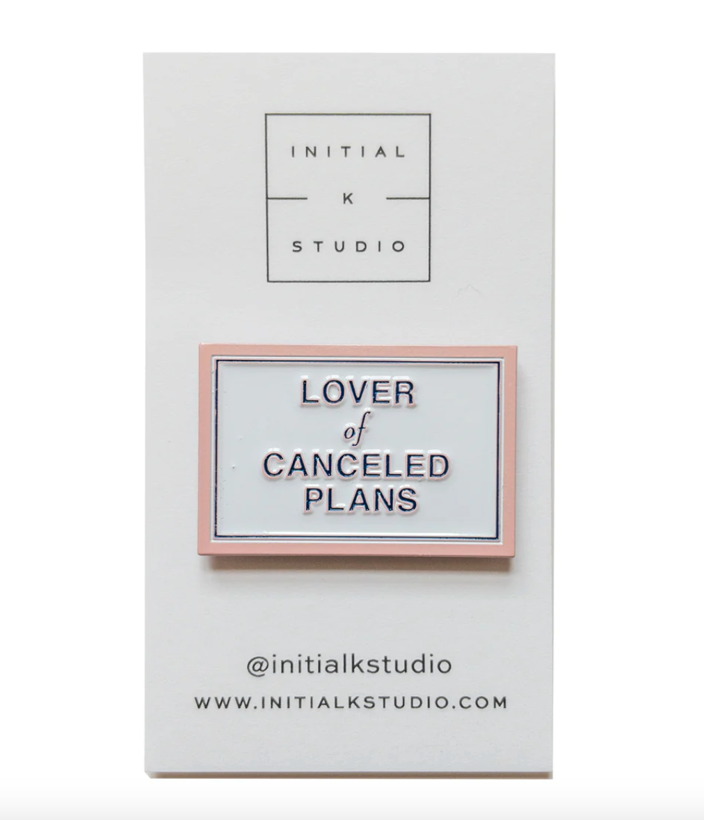 Lover of Cancelled Plans Needle Minder Canvas - KC Needlepoint