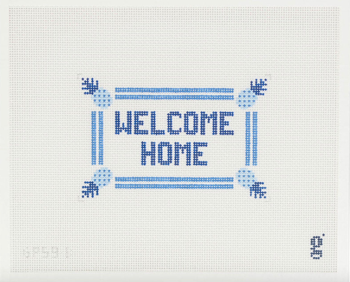 Welcome Home Canvas - KC Needlepoint