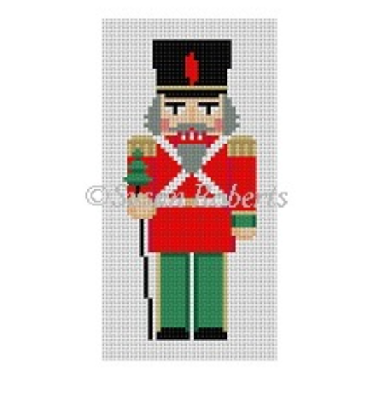 4" Nutcracker Canvas - KC Needlepoint