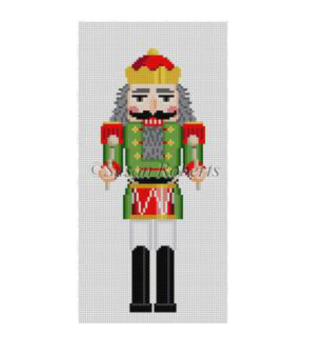 Drummer Nutcracker Canvas - KC Needlepoint