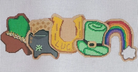 St. Pat's Cookies Row Canvas - KC Needlepoint