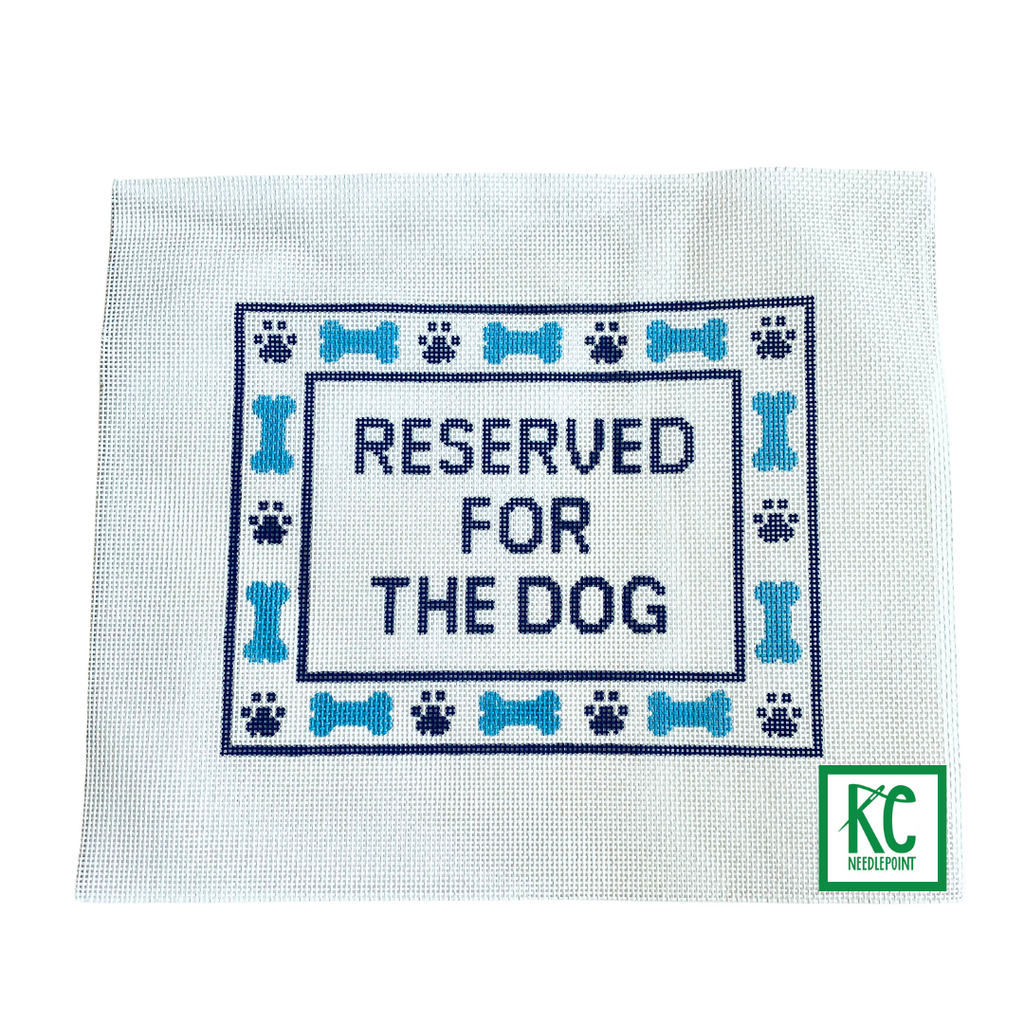 Reserved for the Dog Canvas