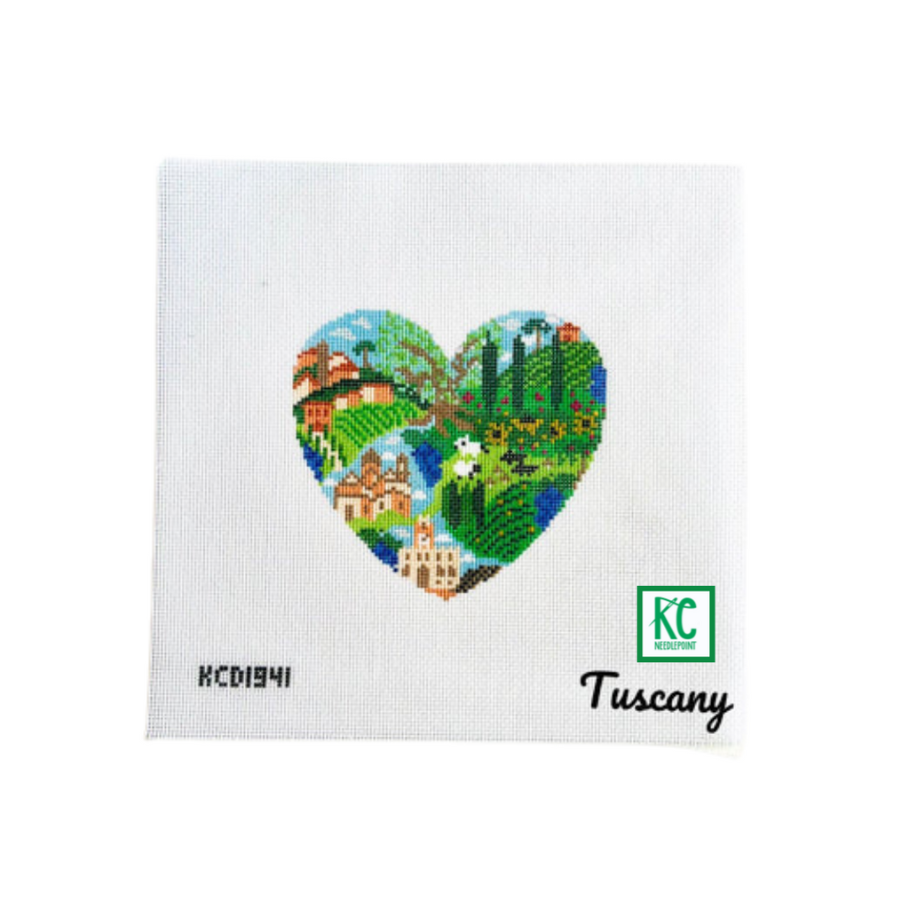 Tuscany Heart Canvas