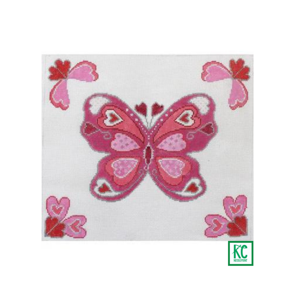 Pink Butterfly Canvas