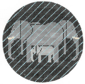 Jumbrella Round Canvas - KC Needlepoint