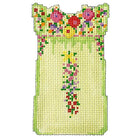 Pale Lime Mini Oaxaca Dress Canvas - KC Needlepoint